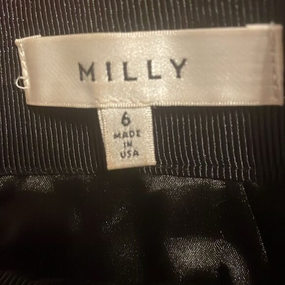 Milly Black Floral Pencil Skirt - Picture 7 of 7